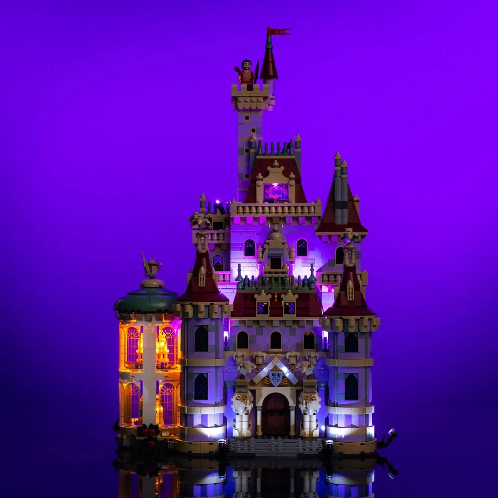 LightMyBricks LED lighting for LEGO 43263 Beauty and the Beast Castle