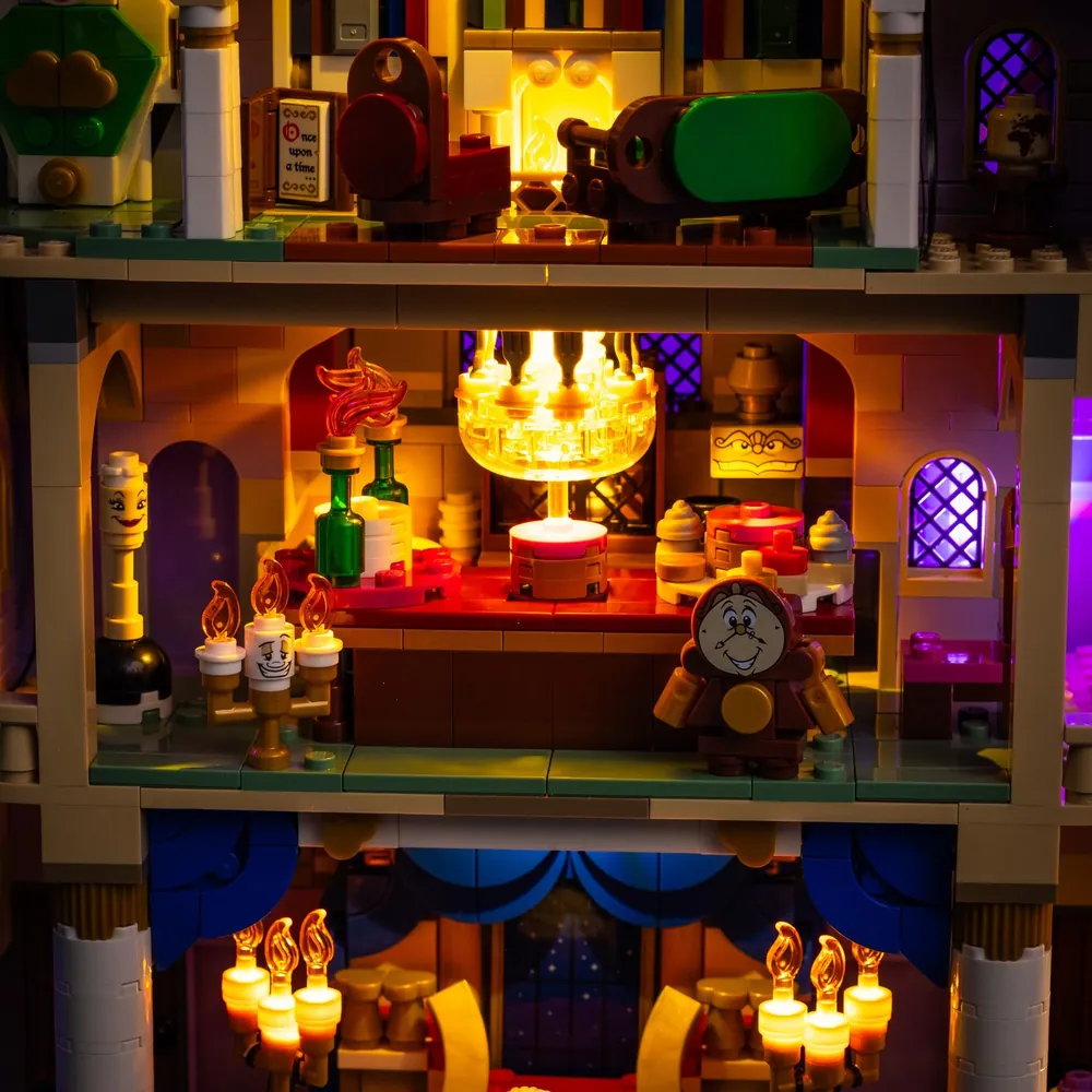 LEGO 43263 with LightMyBricks premium lighting