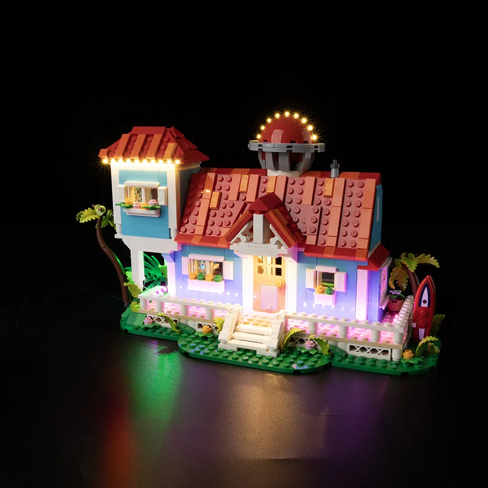 Game of Bricks LED kit for LEGO Lilo and Stitch Beach House 43268