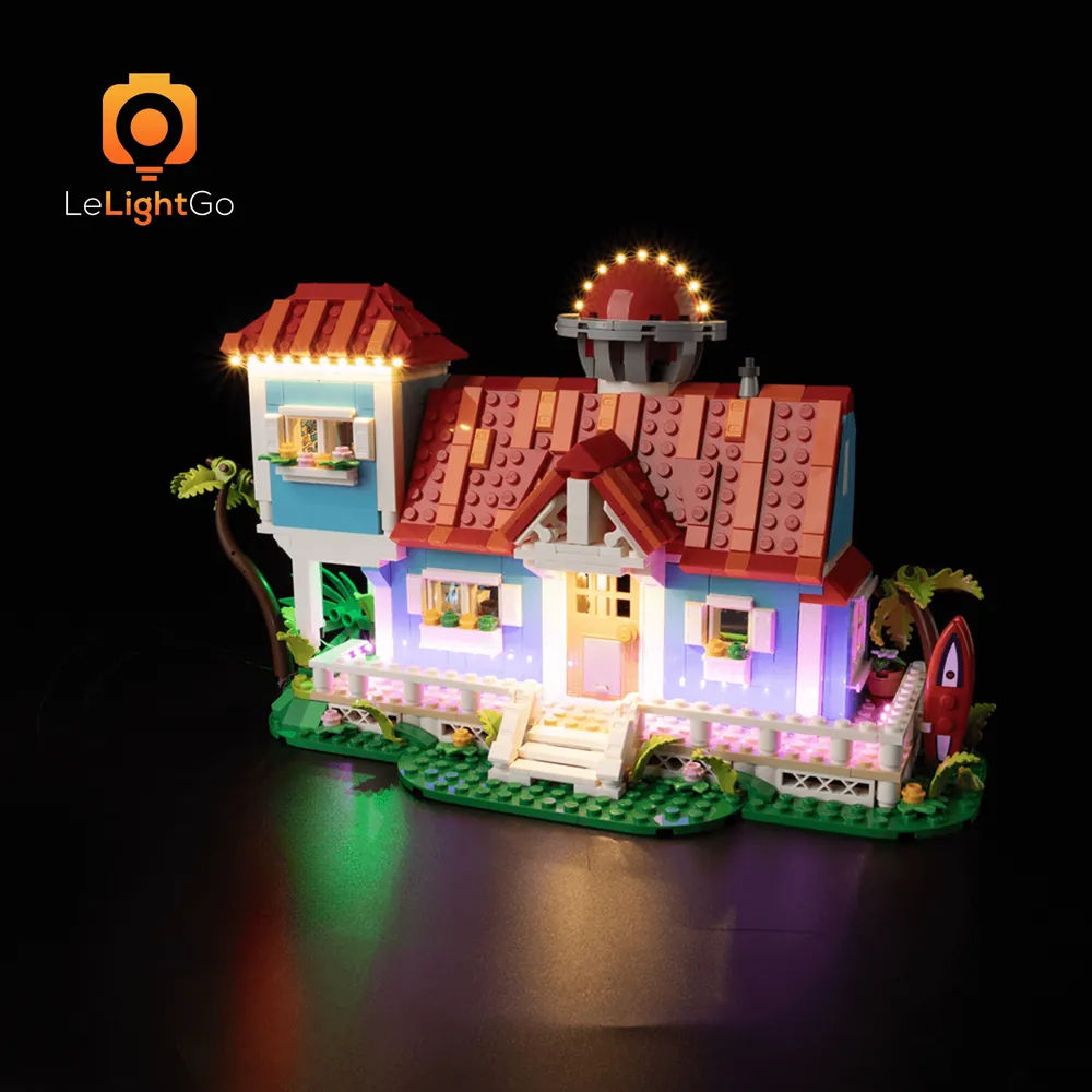 LeLightGo LED kit for LEGO Lilo and Stitch Beach House 43268