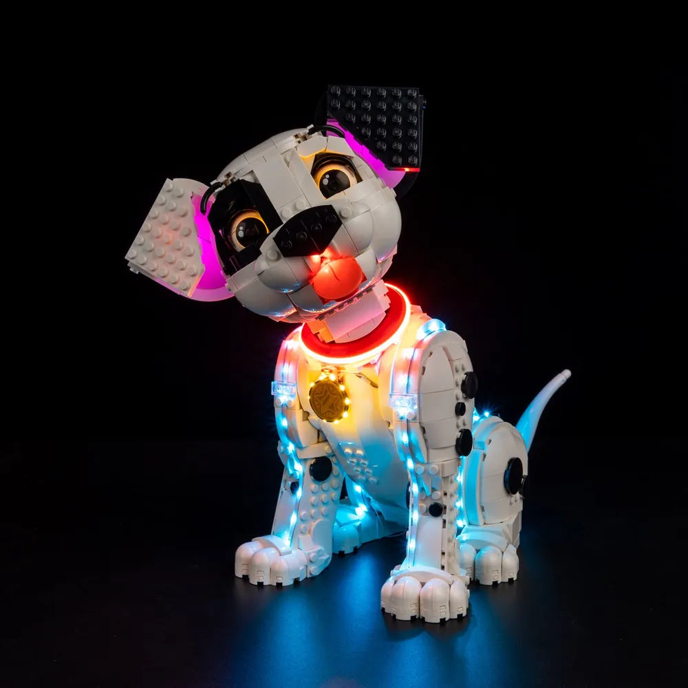 Game of Bricks light kit for LEGO 101 Dalmatians Puppy 43269 with sound module