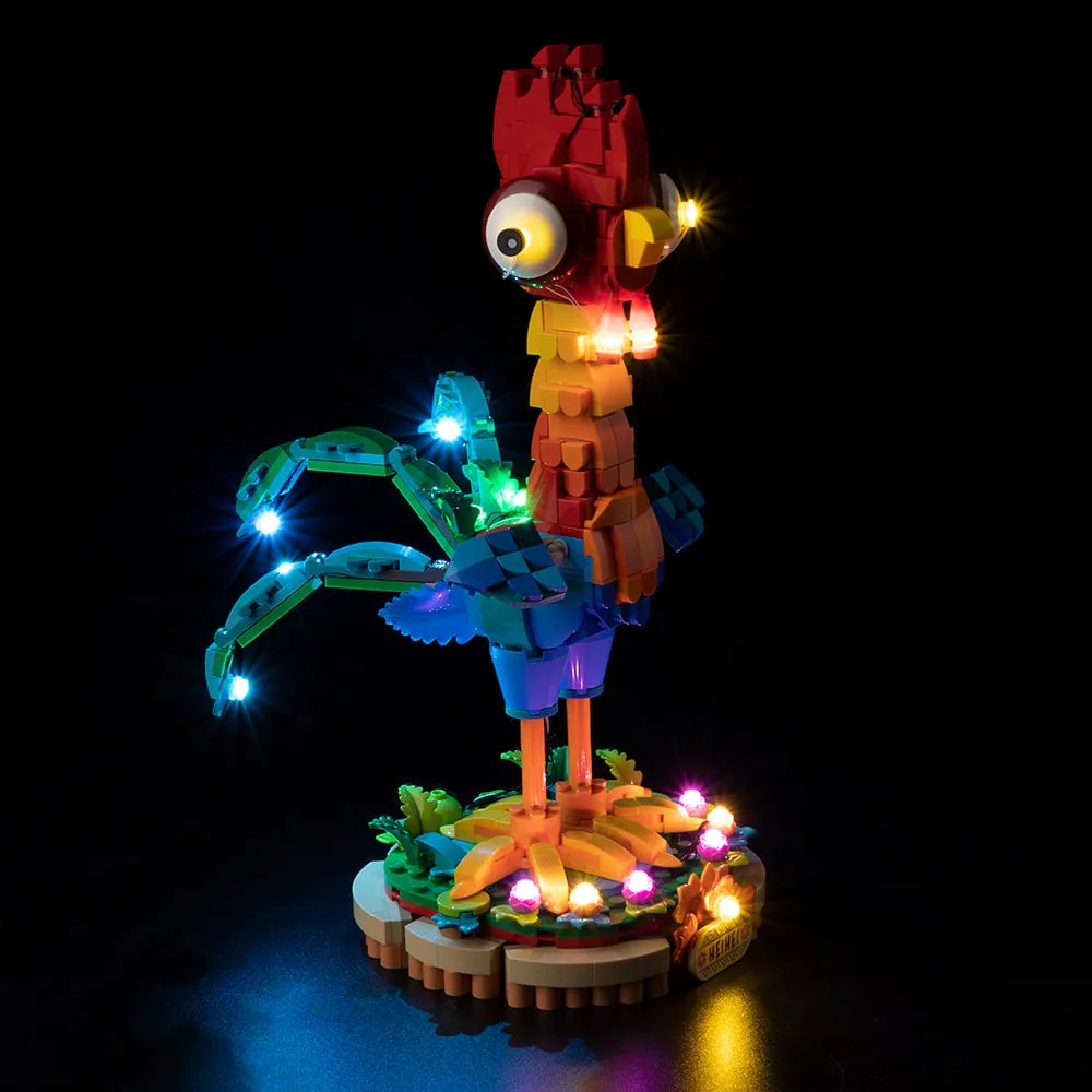 Game of Bricks LED lighting kit for LEGO Heihei 43272 with modular expansion boards