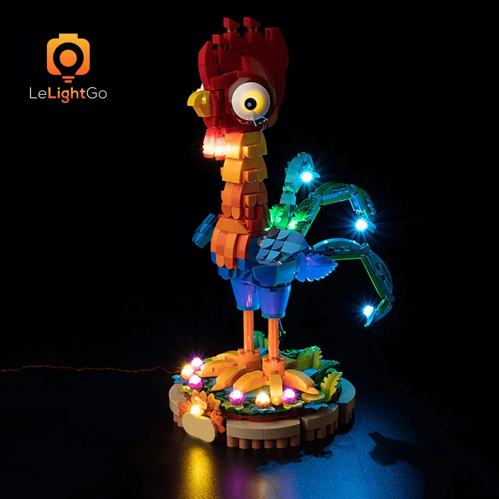 LeLightGo LED kit for LEGO Heihei 43272 with micro-LED components