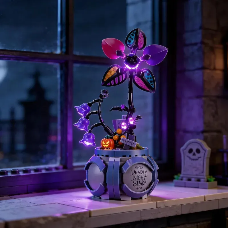 Lightailing LED kit for LEGO Sally's Flowerpot with pre-soldered harness and thicker wires