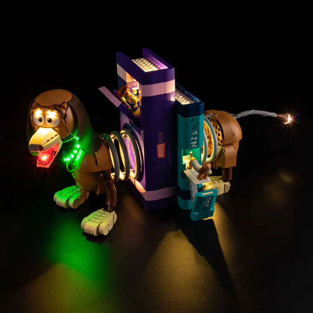 Game of Bricks LED kit for LEGO Toy Story Slinky Dog Bookends 43301 with expansion boards