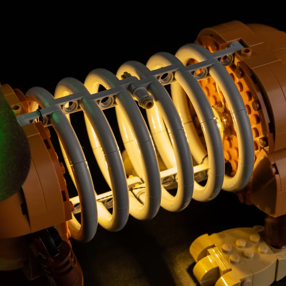 Game of Bricks modular expansion board wiring on Slinky Dog Bookends