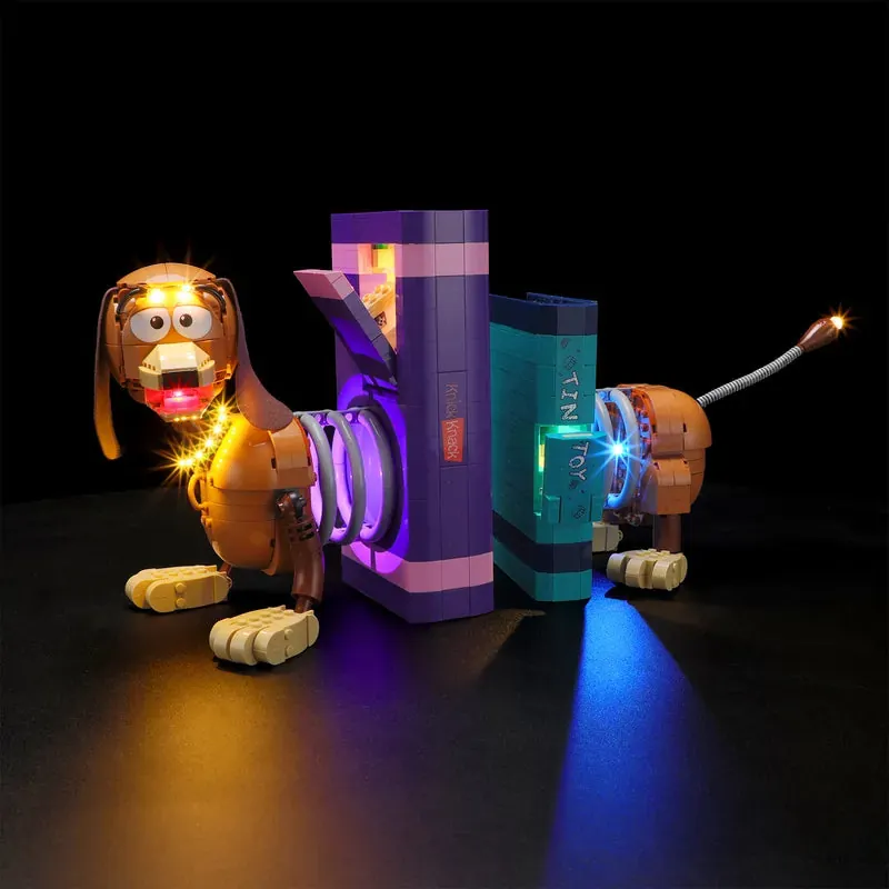 Lightailing LED kit for LEGO Toy Story Slinky Dog Bookends 43301 with pre-soldered harness