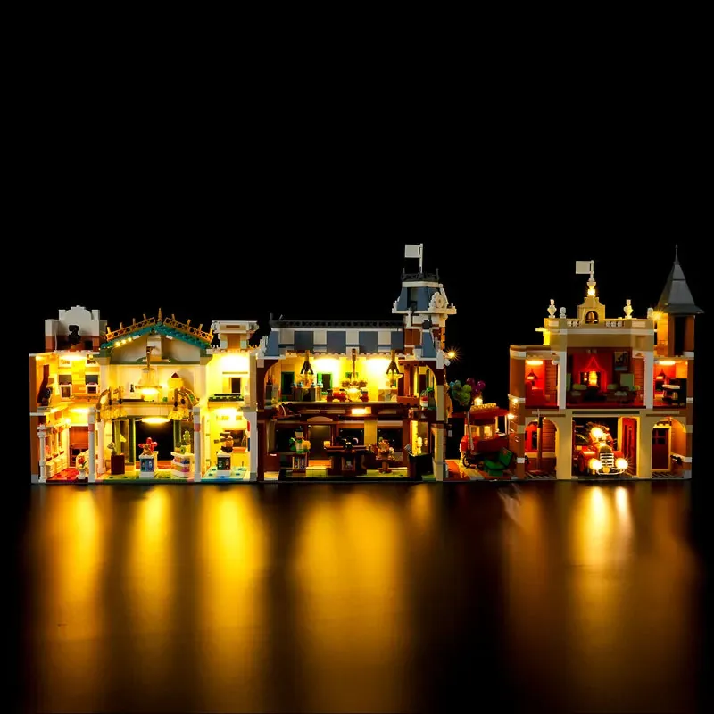 Thicker wires of Lightailing harness visible on LEGO Main Street set