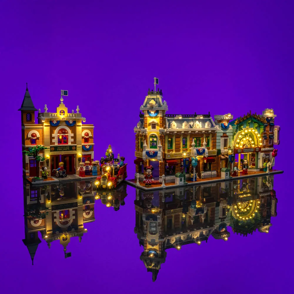LightMyBricks light kit for LEGO 43302 Main Street U.S.A. premium edition
