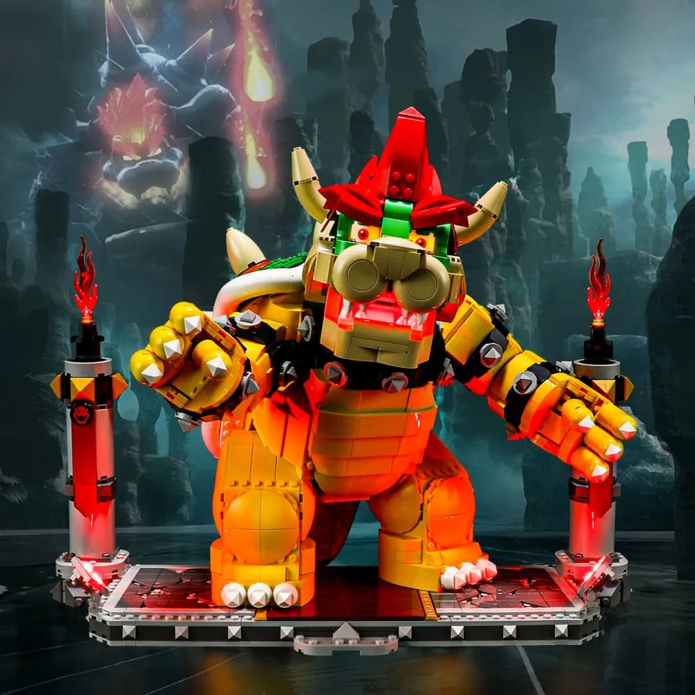 Lightailing pre-soldered harness lighting LEGO Mighty Bowser 71411