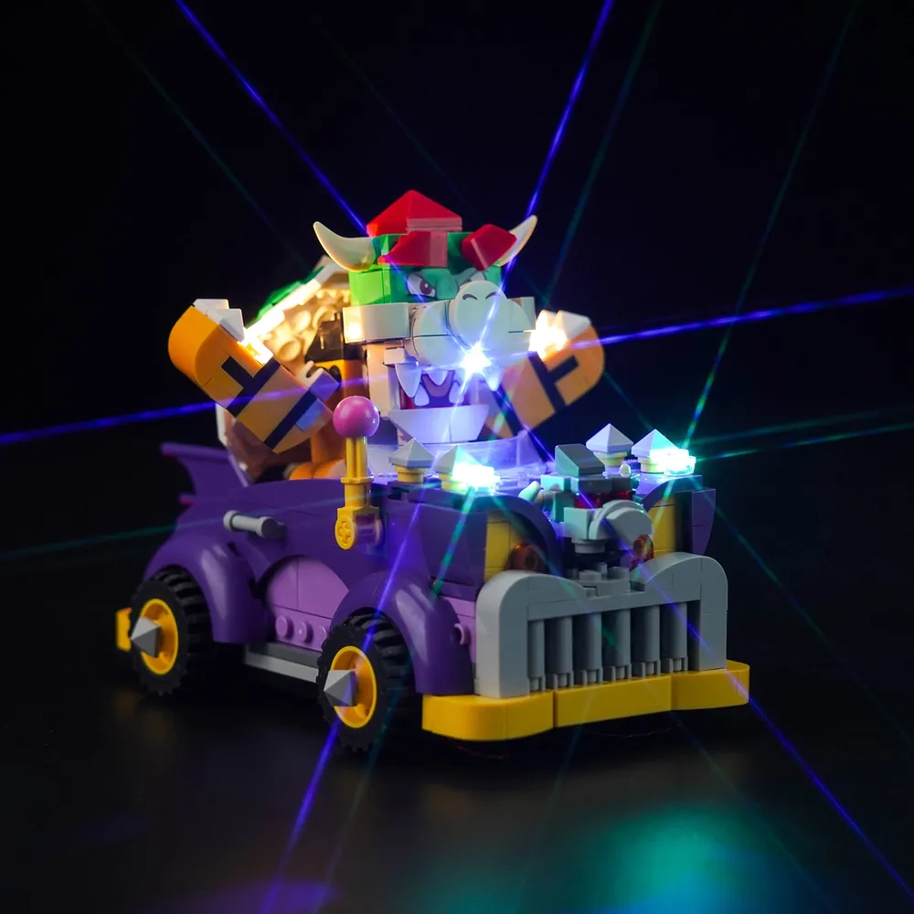 BrickBling LED kit for LEGO Bowser's Muscle Car Expansion Set 71431