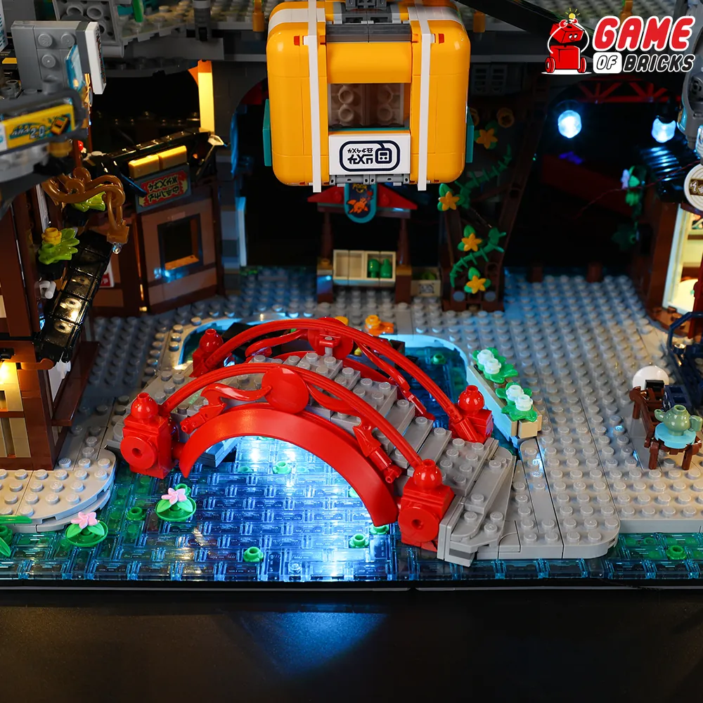 Game of Bricks remote LED setup for LEGO 71799