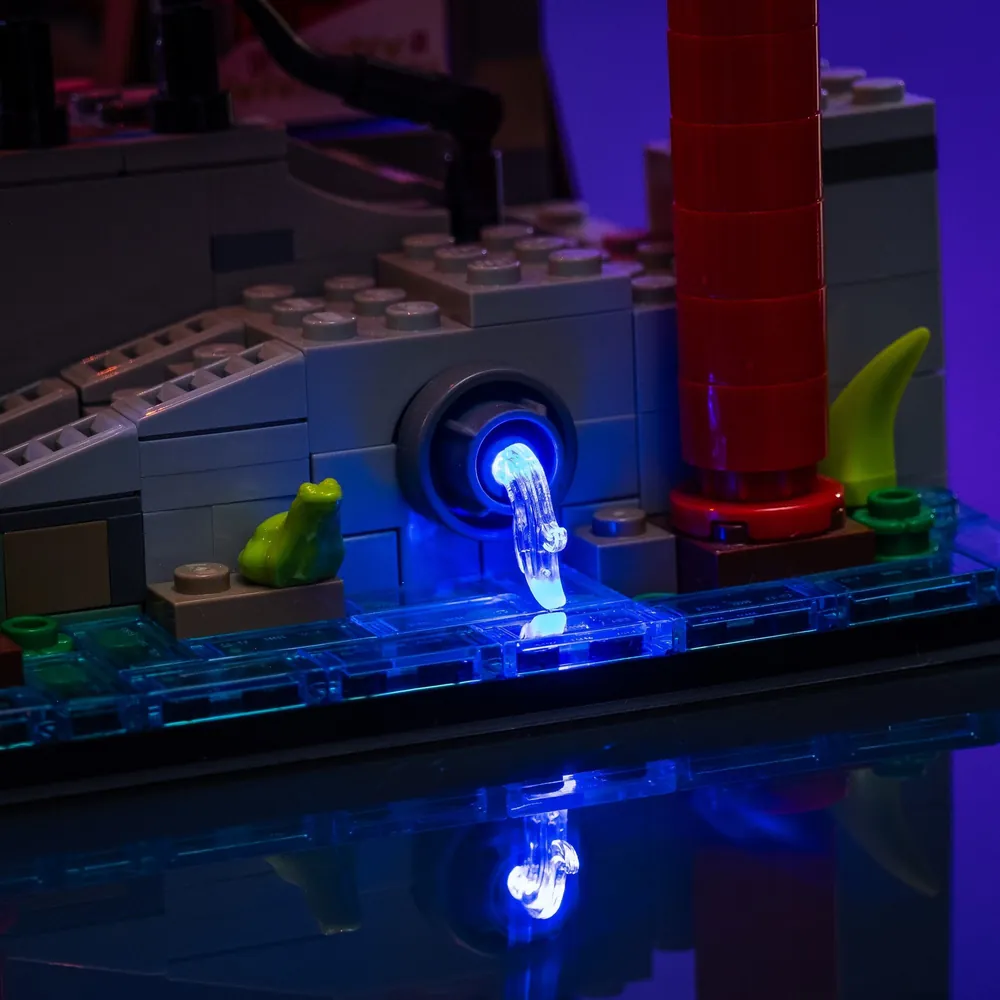 LightMyBricks LED installation for LEGO City Markets