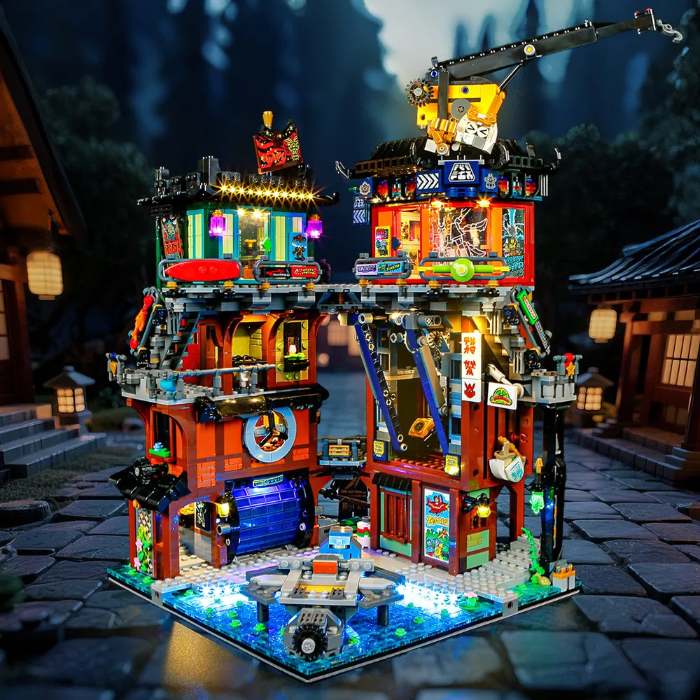 Lightailing pre-soldered LED kit for LEGO NINJAGO City Workshops 71837