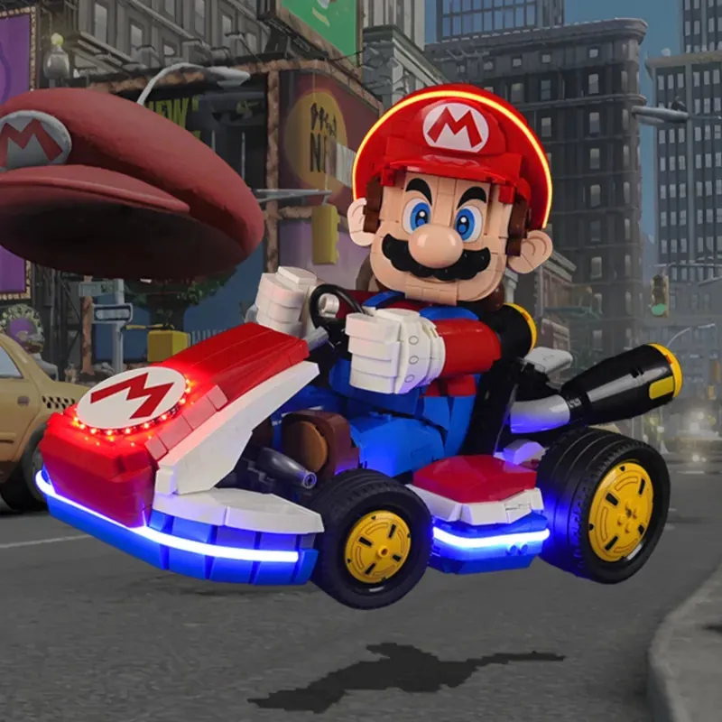 LEGO Mario Kart 72037 with Lightailing standard edition lighting
