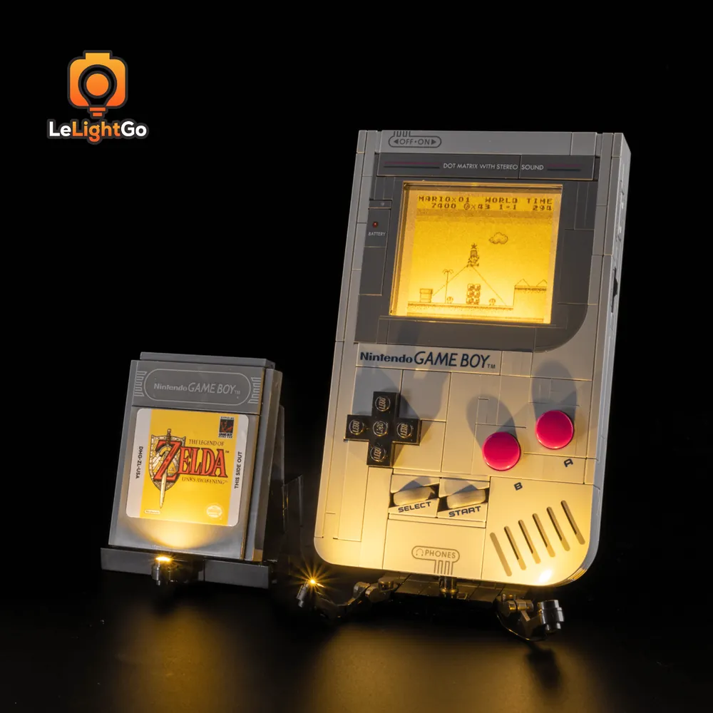 LEGO Game Boy 72046 with LeLightGo LED kit and touch sensor