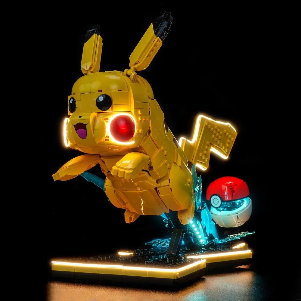 BrickBling LED kit for LEGO Pikachu and Poké Ball 72152 lighting Pikachu's face and tail