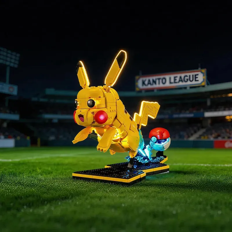 Lightailing LED kit for LEGO Pikachu and Poké Ball 72152 lighting the Poké Ball