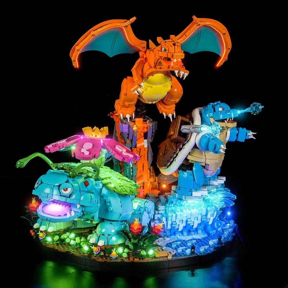 BrickBling LED kit for LEGO Pokémon 72153 with remote control option