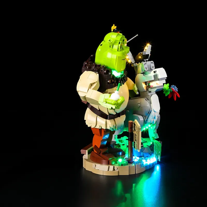 Lightailing harness installation on LEGO Shrek set 72423