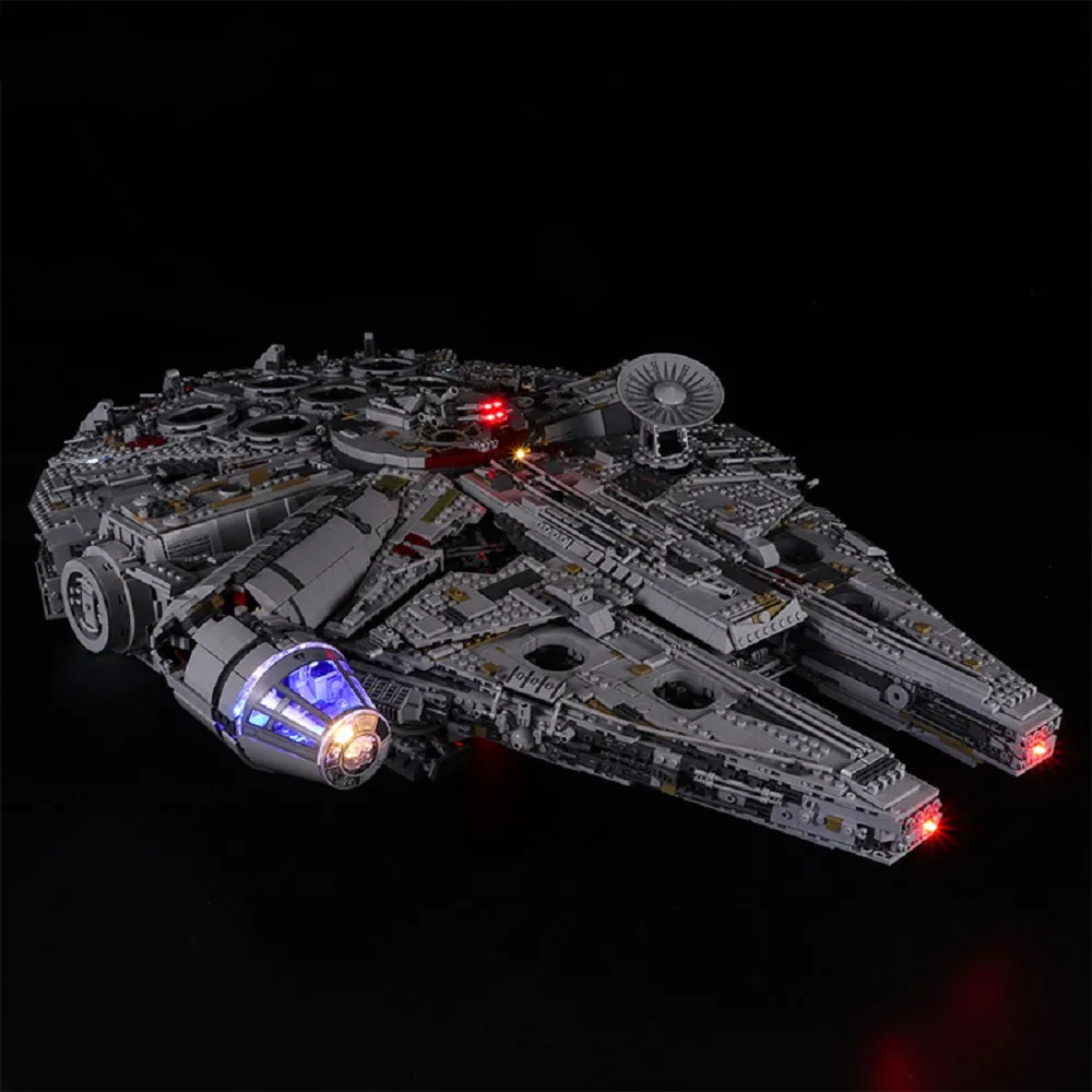BrickBling light kit for LEGO Millennium Falcon 75192 with modular micro-LEDs
