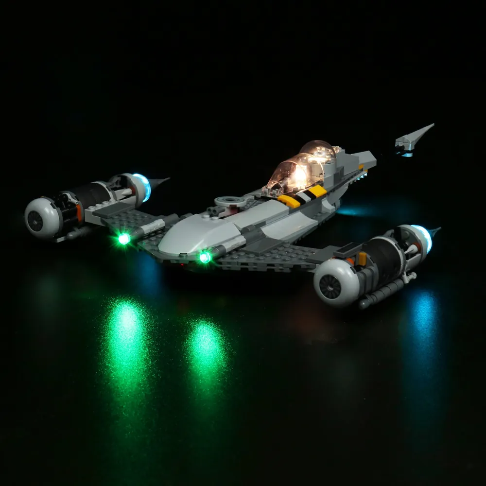 BrickBling modular micro-wires close-up for LEGO set 75325