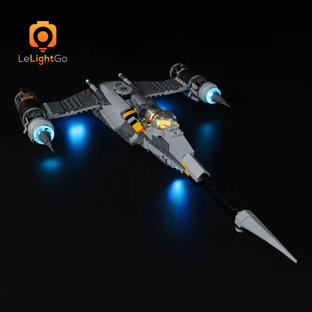 LeLightGo modular micro-LED wiring for LEGO set 75325