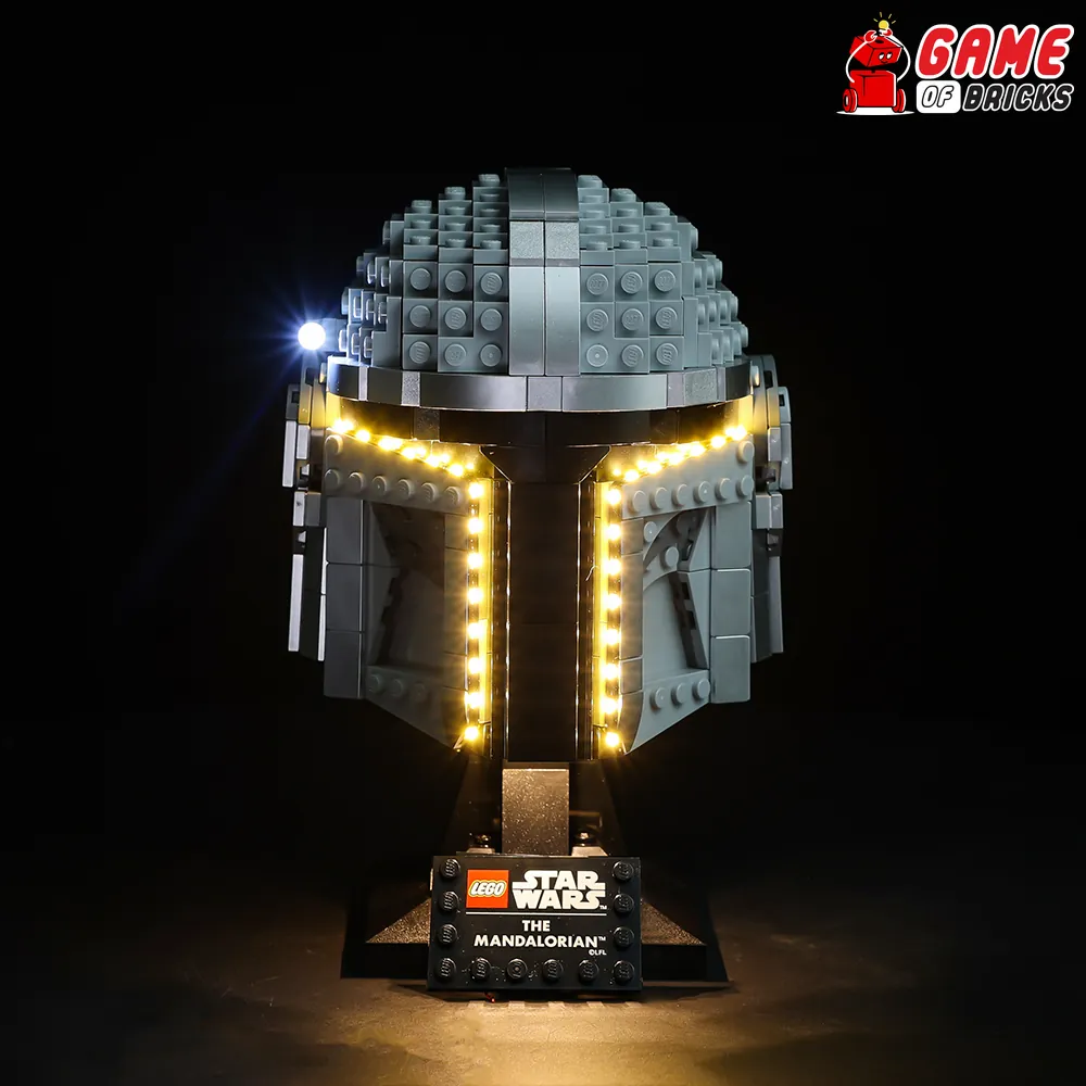 Game of Bricks LED kit for LEGO Mandalorian Helmet 75328