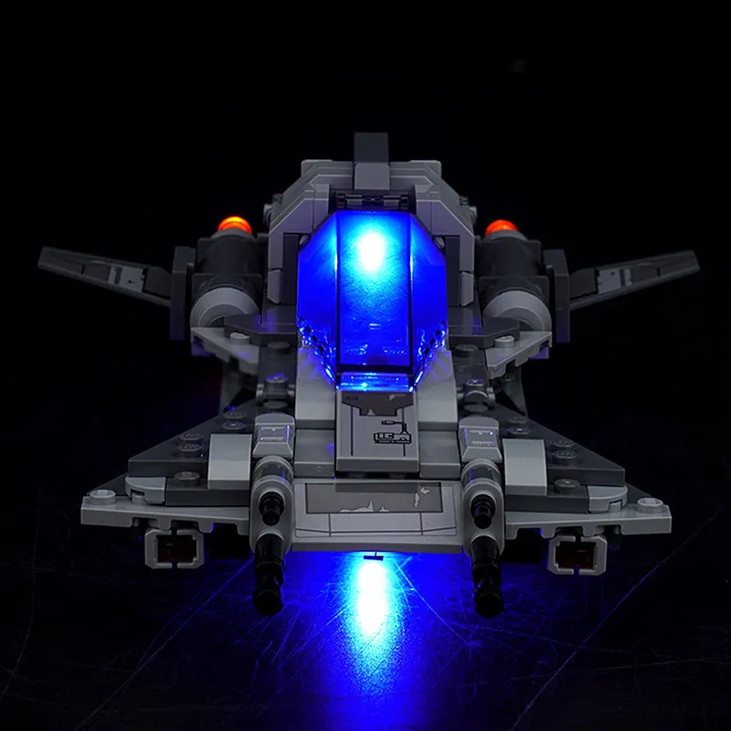 LEGO Pirate Snub Fighter 75346 with BrickBling lights on display