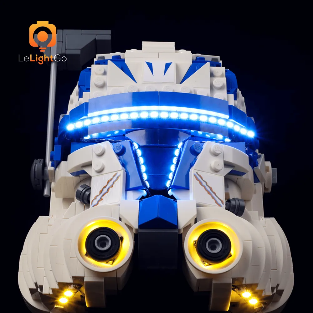 LeLightGo Standard variant lighting on Captain Rex Helmet