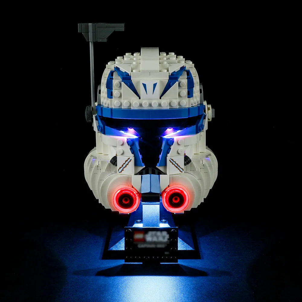 Lightailing LED kit for LEGO Captain Rex Helmet 75349 with pre-soldered harness