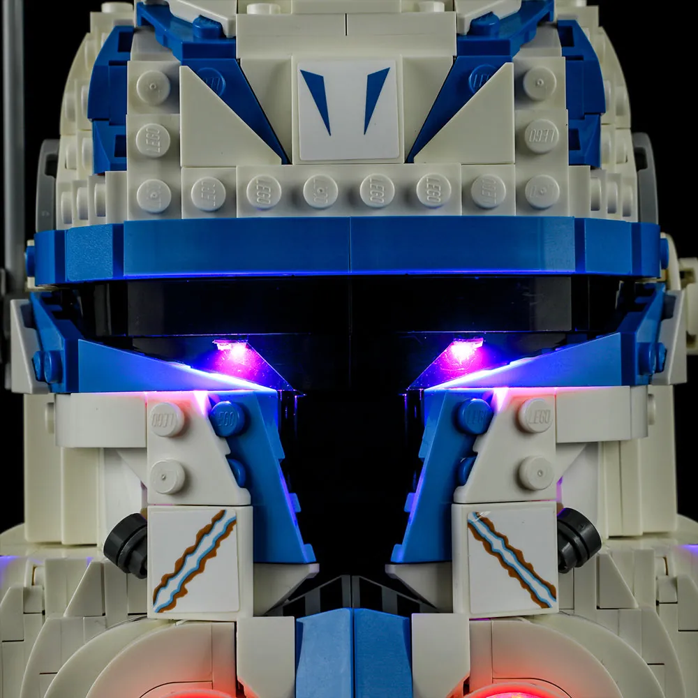 Lightailing integrated harness lighting on Captain Rex Helmet