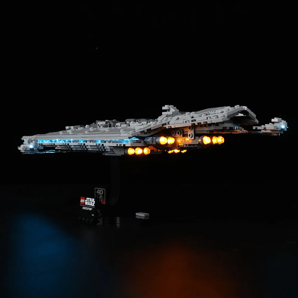 Game of Bricks modular expansion board LED kit for LEGO Executor Super Star Destroyer 75356