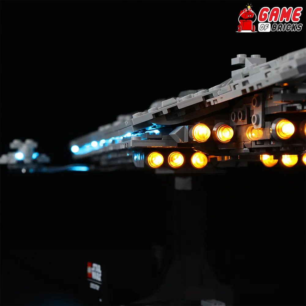 Game of Bricks LED light kit for LEGO 75356 Executor with expansion boards