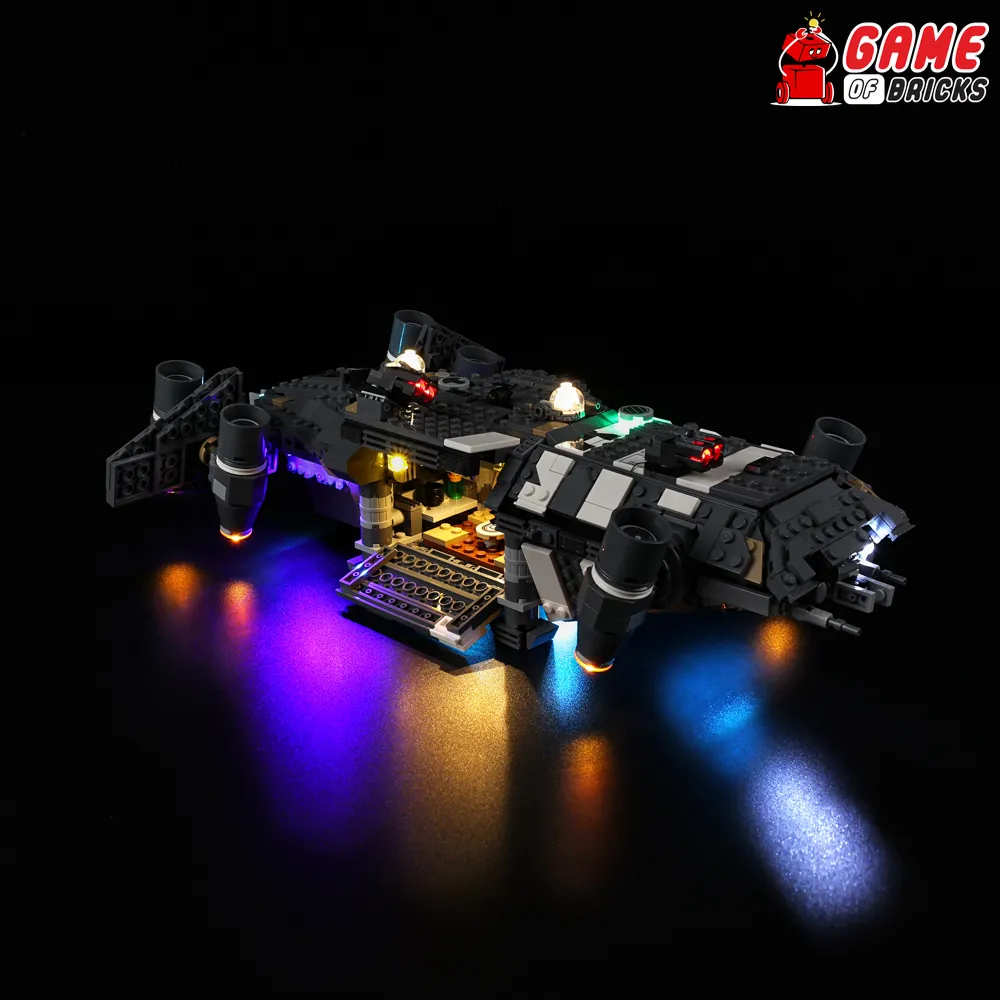 Onyx Cinder lit with Game of Bricks full illumination kit