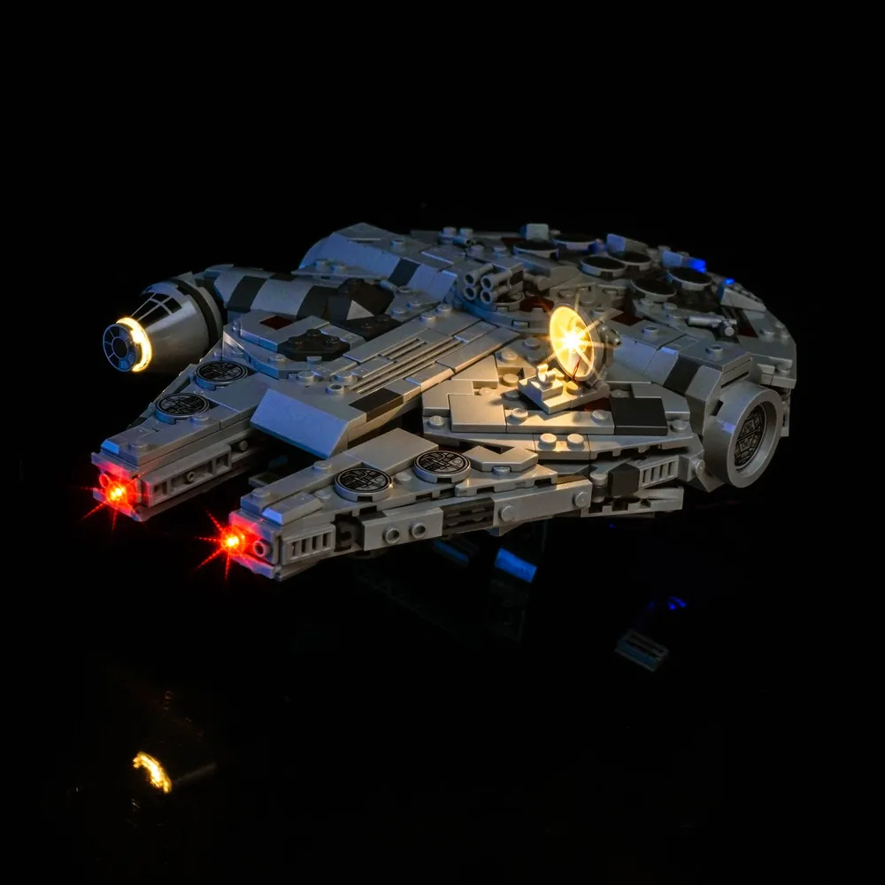 BrickBling remote control LED kit for LEGO Millennium Falcon 75375