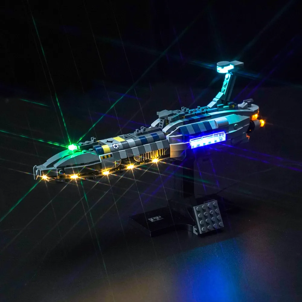 BrickBling LED kit for LEGO Invisible Hand 75377, micro-LED modules