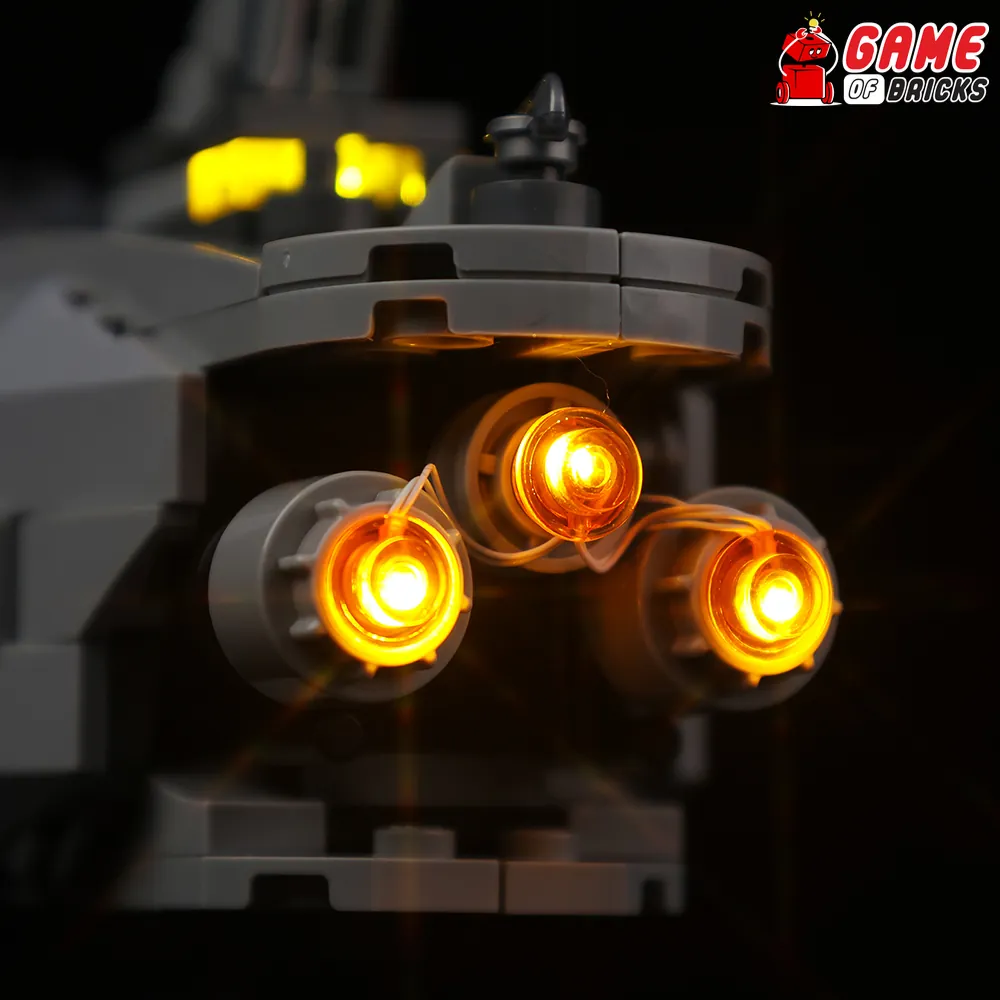 Modular expansion board wiring for LEGO Star Wars Invisible Hand
