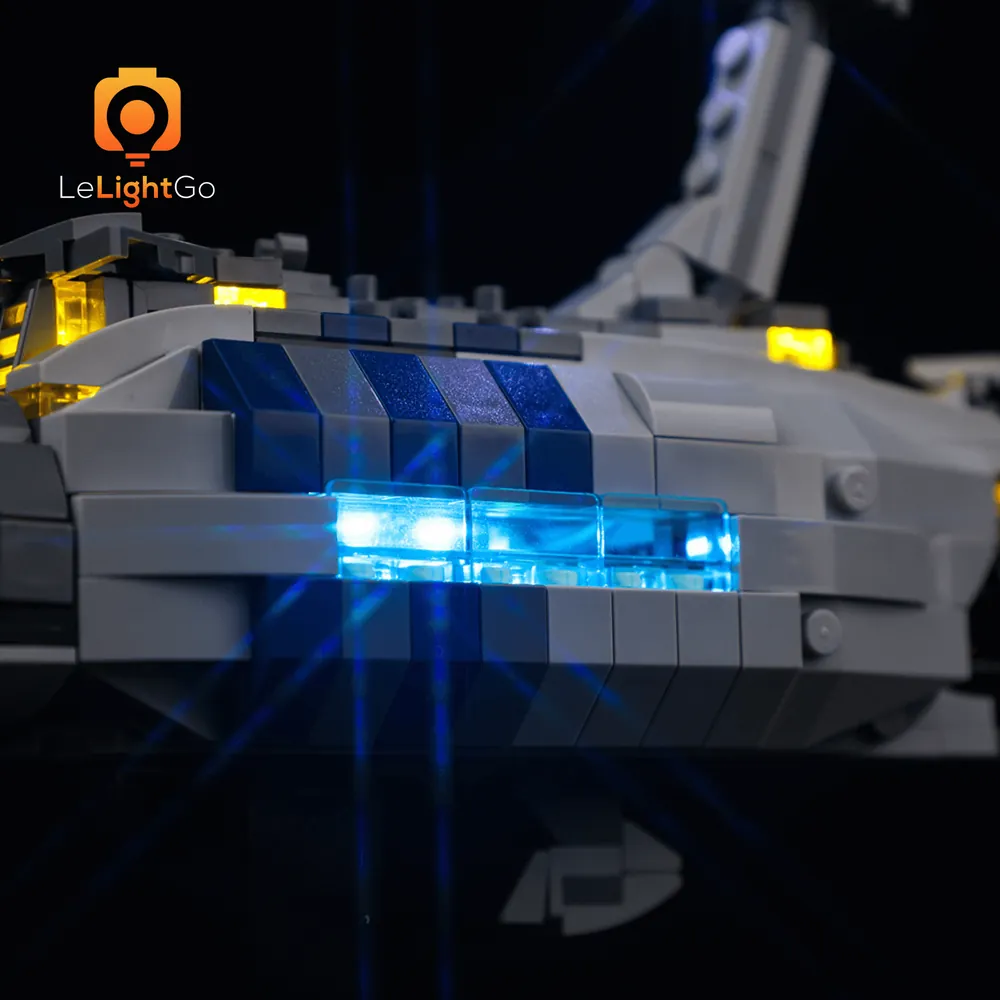 Budget micro-LED wiring for LEGO Star Wars Invisible Hand