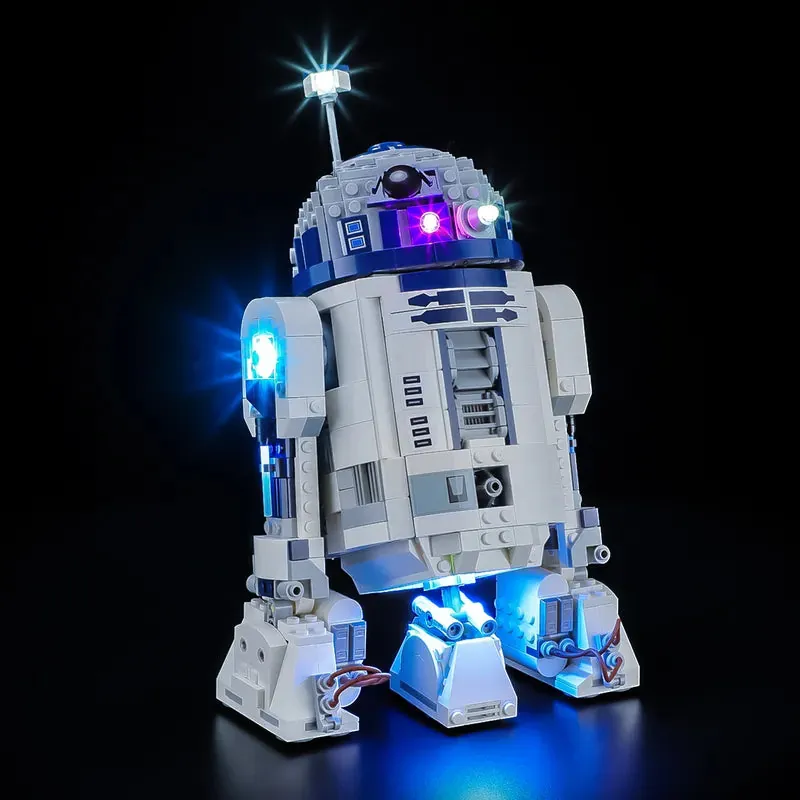 Lightailing pre-soldered harness for LEGO R2-D2 75379 with touch control