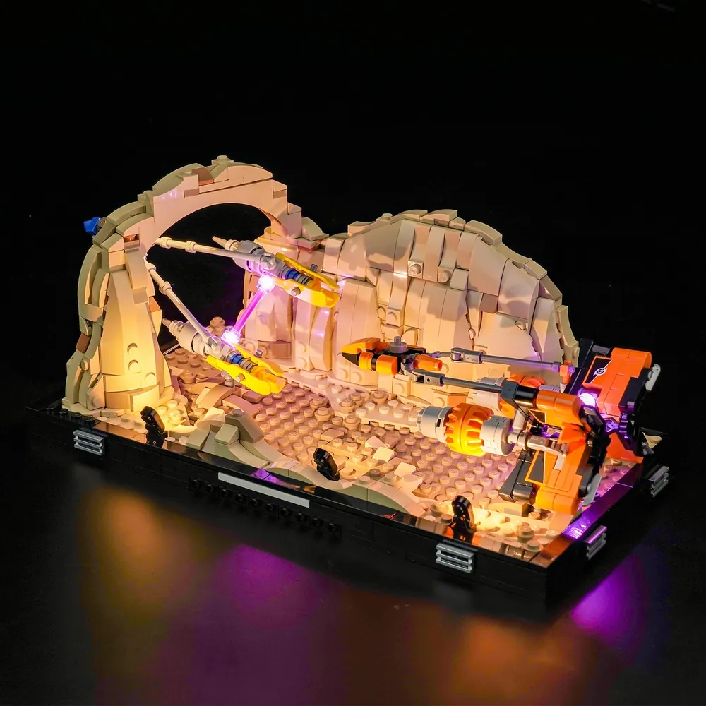 BrickBling LED kit for LEGO Mos Espa Podrace Diorama 75380