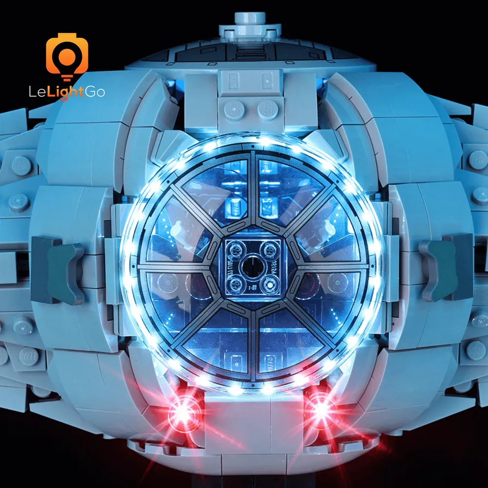 Remote control variant for LeLightGo TIE Interceptor light kit