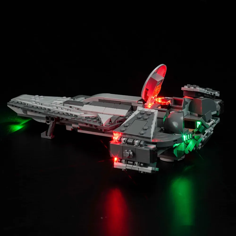 BrickBling LED kit for LEGO 75383 showcases probe droid launch bay