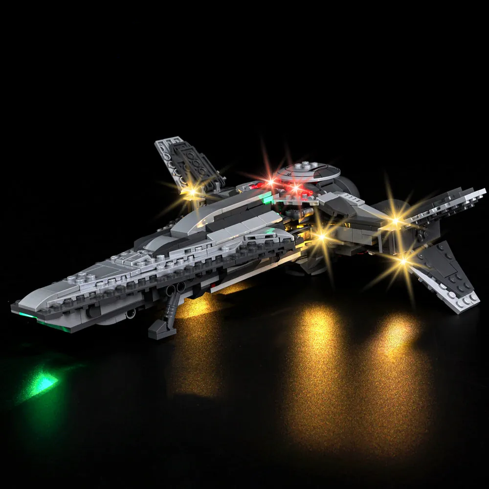 Game of Bricks LED kit for LEGO 75383 lights the main hull