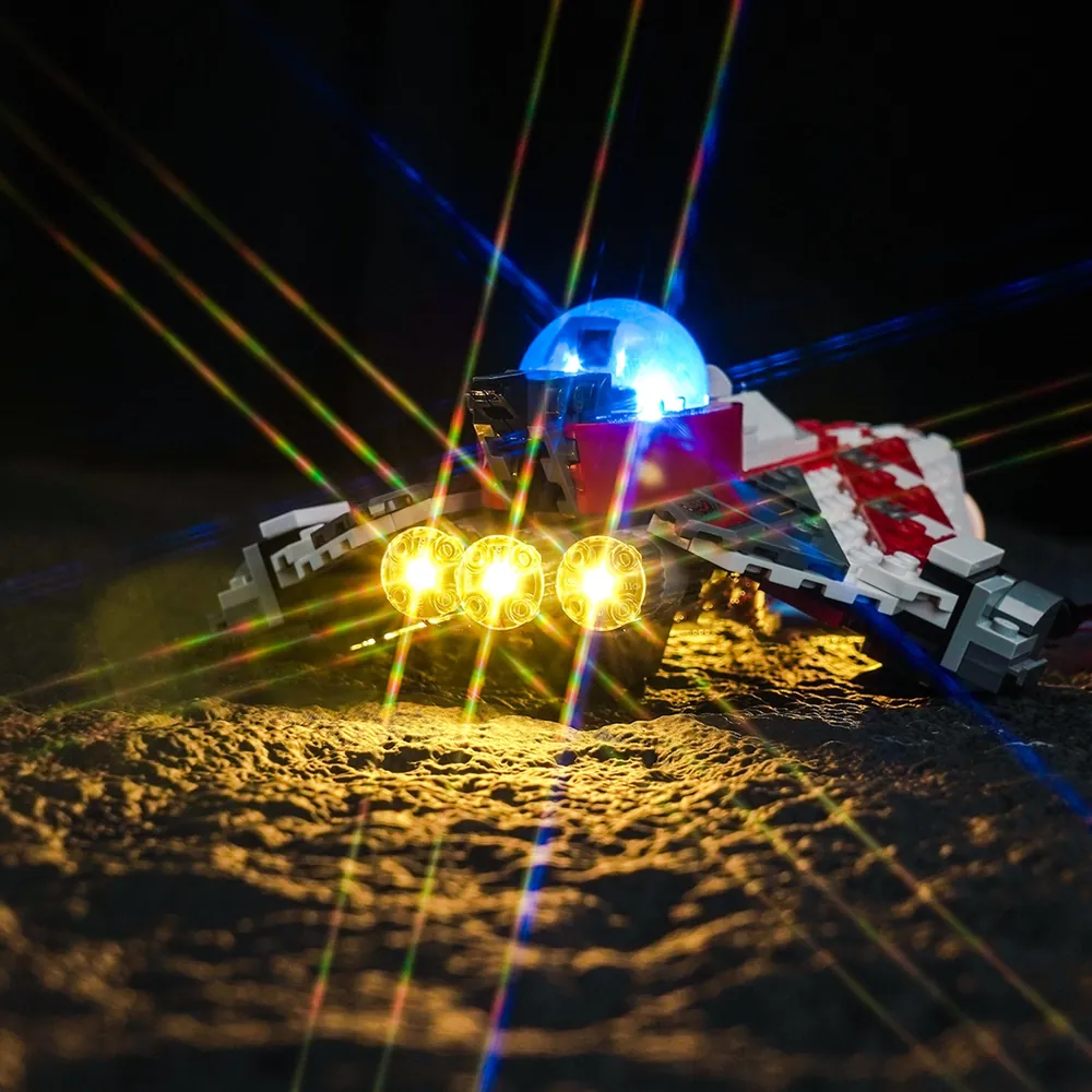 BrickBling LED kit for Jedi Bob's Starfighter cockpit ambience