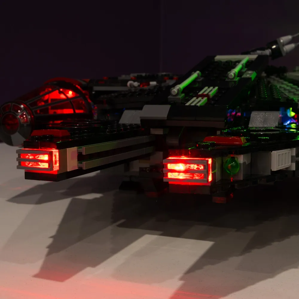 LightMyBricks premium DIY light bundle for LEGO Star Wars The Dark Falcon 75389