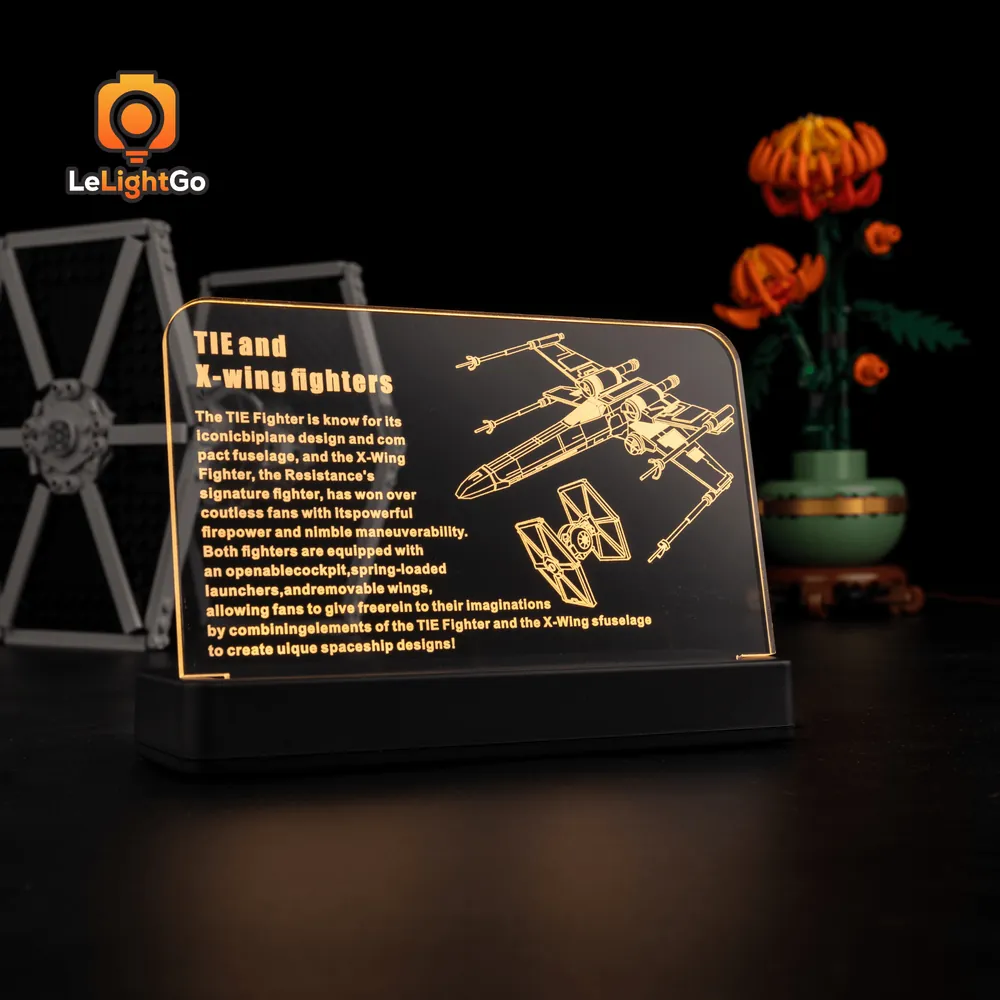 LeLightGo budget light kit for LEGO 75393 display