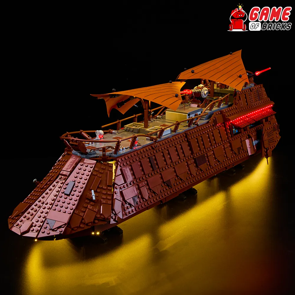 Game of Bricks remote controlled LED kit for LEGO Jabba's Sail Barge 75397