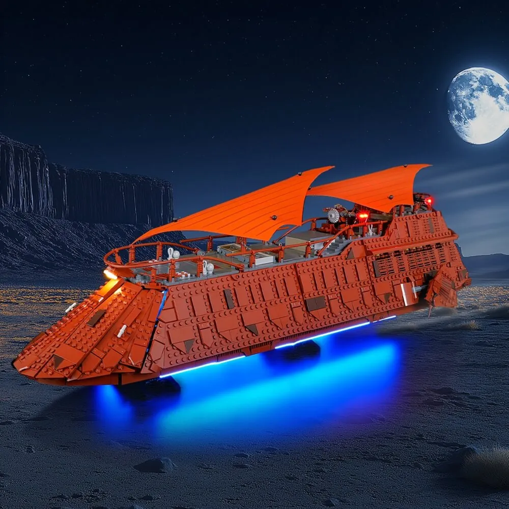 Lightailing pre-soldered harness LED kit for LEGO Jabba's Sail Barge 75397