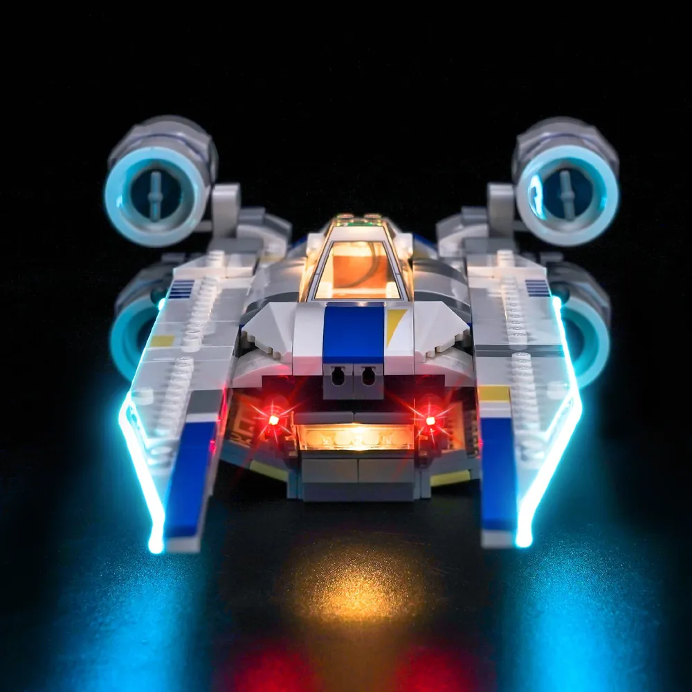 BrickBling light kit installed on LEGO Rebel U-Wing 75399